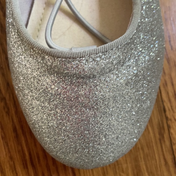 Gap sparkly ballet slippers with lace up - Picture 2 of 5